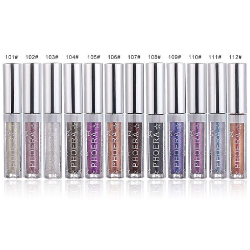 Liquid Eyeshadow, Waterproof Glitter Shimmer Eye Stick, Long Lasting Eyeliner Pencil Makeup Cosmetics (A101)