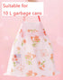 YIHUANYIFA 4 156pcs Gallon Small Trash Bags Tearing-Free Drawstring for Bathroom Office Home Bedroom Trash Can