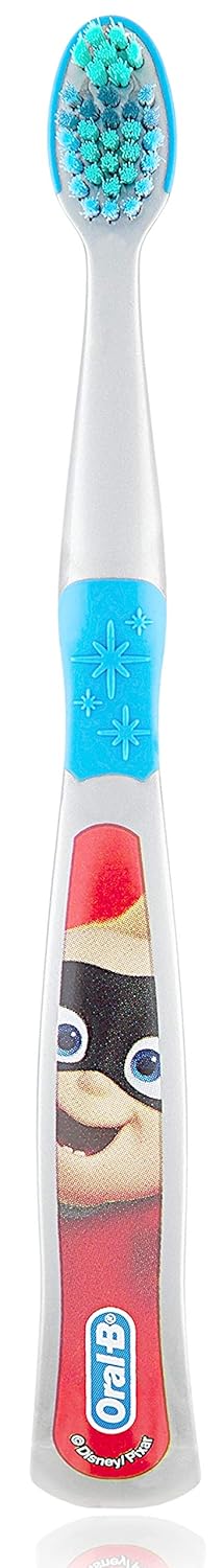 Hippie Hype Kids Manual Toothbrush, Extra Soft Bristles, for Children 3+, Pack of 6 (Characters Vary)