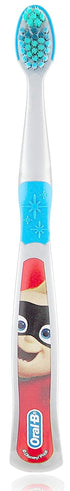 Hippie Hype Kids Manual Toothbrush, Extra Soft Bristles, for Children 3+, Pack of 6 (Characters Vary)