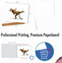 The Best Card Company - 20 Blank Yoga Animal Cards (4 x 5.12 Inch) - Kids Set (10 Designs, 2 Each) - Zoo Yoga