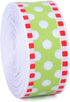 Red Green Ribbon, 10 Rolls Total 50 Yards for Christmas Craft, Gift Wrapping, and DIY Decoration