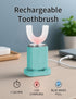 WILDWELLO 48,000 4 60-Second U-Shaped Electric Toothbrush, VPM, Modes, Clean, Magnetic Contact Charging