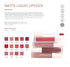 FARMASi Make Up Matte Liquid Lipstick, Long-Lasting, Ultra-comfortable, High-Impact, Lightweight, Organic (Wild Rose)