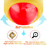 Red Light Vibrating Massage Ball - Handheld Trigger Point Tool for Deep Tissue Massage and Myofascial Release, Portable