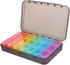 Homoyoyo Large Weekly Pill Organizer Box, Multi-Grid Detachable Medicine Case with Seal