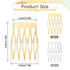 20PCS Small Hair Side Combs French Teeth Hair Combs for Women 5 Teeth Tiny Hair Clip Combs Silver and Gold Plain Blank Crafting DIY Slide Combs Bridal Wedding Veil Comb for Fine Hair