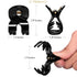 RC ROCHE ORNAMENT 12 Pcs Womens Hair Fang Claw Clip, Small Black, Strong Hold, No Slip Grip, Durable Beauty Accessory