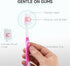 4 Pack Toothbrushes for Adults, Individually Wrapped Medium Bristle with Covers, Multi-Color Pack