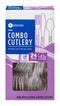 SE GROCERS , Premium Clear Full Size Combo Cutlery, 24 Count