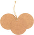 Segarty 200 PCS Circle Tags, Brown Craft Gift Tags with 100 Feet Jute Twine, Round Thick Kraft Paper Blank Hang Tags