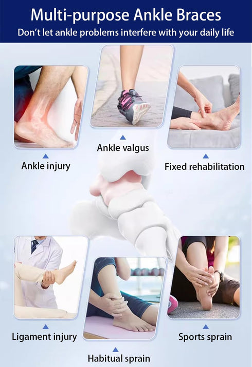 Ankle Braces for Women Men, 2 pcs Compression Sleeve Plantar Fasciitis Brace with Arch Support Socks (Black, XX-Large)
