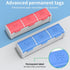 Urekt 3 (3 Pack) Pill Organizer Times a Day, Small Pill Box, Daily Pill Organizer, Moisture Proof Travel Pill Case