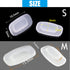 OPUGIT 5 Eyeglass Nose Pads Pairs Push in Soft Silicone Replacement Rectangle Push Slide Slip in Silicone Nosepads