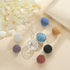 Set, INFUSEU Essential Oil Diffuser Necklaces & Earrings Women Aromatherapy Jewelry with Lava Rock Stones