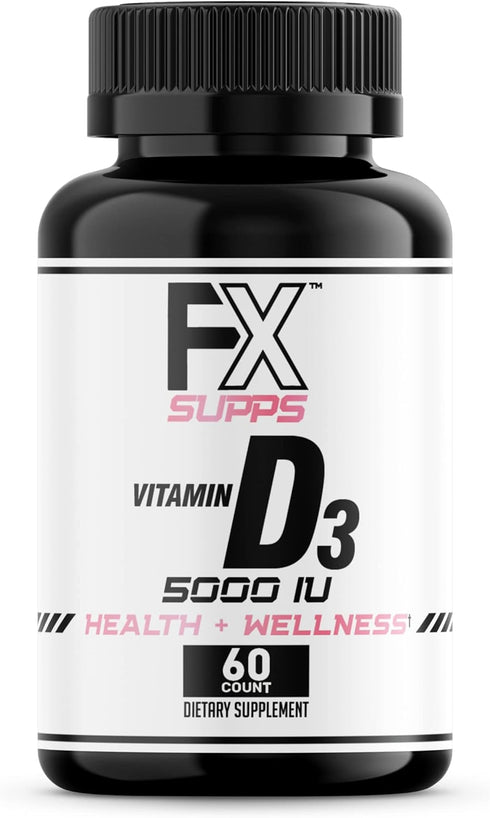 Vitamin D3 5000 IU (1 Pack, 60 Softgels) - Health and Wellness Dietary Supplement for Men & Women - Cholecalciferol for