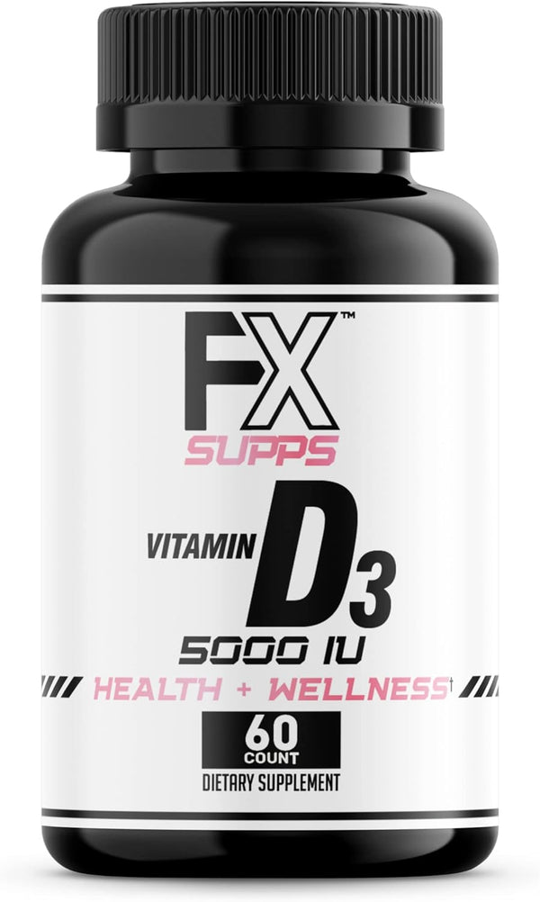 Vitamin D3 5000 IU (1 Pack, 60 Softgels) - Health and Wellness Dietary Supplement for Men & Women - Cholecalciferol for