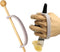 Silver Silicone Universal Cuff 2-Pack, Weak Hand Grip Assistive Device for Large Hands, Adaptive Dining Ware, 7.25"