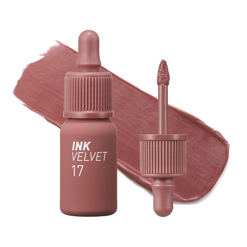 Peripera Ink the Velvet Lip Tint - High Pigment Color, Longwear, Weightless, Not Animal Tested, Gluten-Free,
