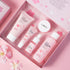 Sakura Skincare Kit for Teenage Girls - 5Pcs Travel Present Set with Cleanser, Toner, Serum, Eye Cream, Face Cream