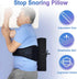 Snoring Pillows Side Sleep Anti Snore Back Sleeping Position Side Sleeper Pillow for Snoring Relief Stopper Belt