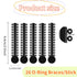 1040 Pcs Black Braces Rubber Bands, Orthodontic Ligature Ties O-Rings Elastic Bands for Braces
