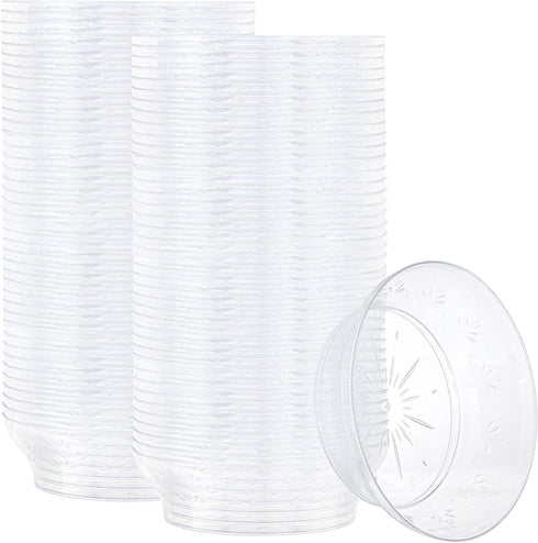 PLASTICPRO 10 oz Premium Heavy Weight Crystal Clear Disposable Soup Bowls, Pack of 40