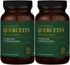 Global Healing Center Quercetin (2-Pack) 500mg Total, 250mg Each, Immune System Support & Allergies - QuerceFIT Without