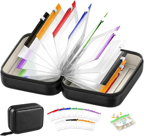 Waterproof Pill Pouch Set Travel Pill Organizer Pouches Medicine Kit Bags Pills