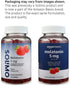 Amazon Basics Melatonin 5mg, 120 Gummies, Strawberry Flavor (Previously Solimo)