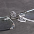 5 Pairs Eyeglasses Nose Pads, Push-in Glasses Nosepads, 13mm Soft Silicone Nose Pieces for Frame/Air Frames/Rimless