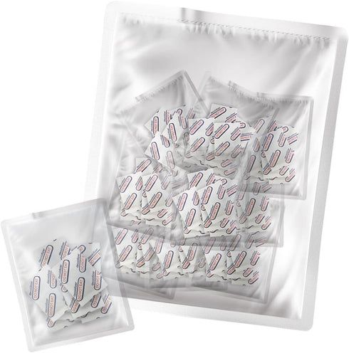 500cc Oxygen Absorbers, 100 Packets for Food Storage, Food Grade Packets for Long-Term Preservation