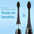 Replacement Toothbrush Heads for Burst Sonic Toothbrush, Soft Charcoal Bristles for Deep Clean, Black, Pack of 5