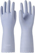 LANON Icelandic Blue Skin-Friendly Dishwashing Gloves, Reusable Unlined Non-Slip Cleaning Gloves, Medium Size