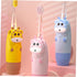 Set USB Toothbrush Boys and Girls Electric Tooth Brush Non-Slip Handle Travel-Friendly Daily Oral Hygiene
