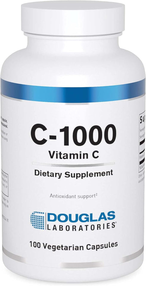 Douglas Laboratories C-1000 - 100% Pure Vitamin C for Skin, Blood Vessels, Tendons, Joint Cartilage & Bone - 100