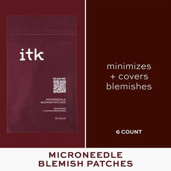 Microneedle Blemish Pimple Patches with Aloe Vera, 6 Count Packet for Spot Treatment and Healing Skin