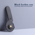 PROFESSIONAL Nose Hair Small Scissors with Leather Case (Black)