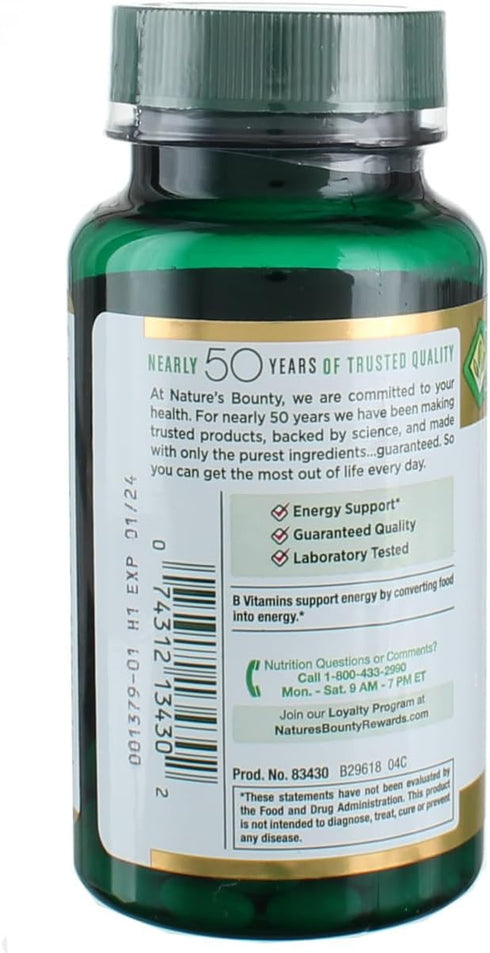 Nature's Bounty Biotin 5000 mcg Liquid Softgels, 72 ea (Pack of 3)