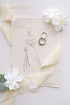 Lookein Handmade 1.5" Chiffon Silk-Like Ribbon Sample Swatch Chart - Frayed Edges for Wedding Invitations