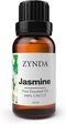 Zynda Jasmine Essential Oil 100% Pure and Natural Organic Jasmine Oil Extract for