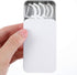 Hpmjz 4 Pack Dental Floss Portable Case White Travel Floss Box Metal Sliding Dental Pick Dispenser Refillable Glide
