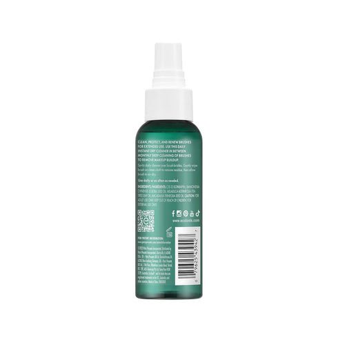 EcoTools Daily Brush Cleaner - Quick Drying Makeup Brush Cleanser Spray, Fragrance Free, Travel Size, TSA Approved