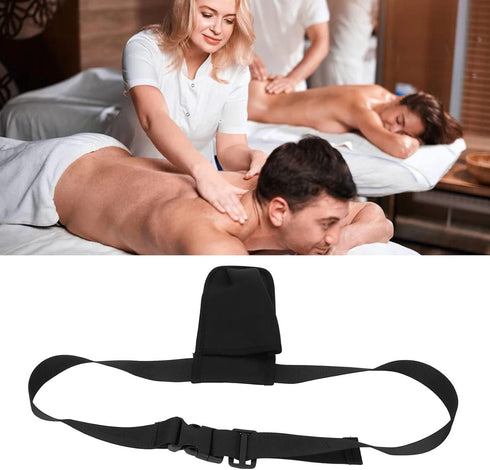 Massage Holster Belt Single Bottle Waist Bag Adjustable Shoulder Strap Massage Lotion Massage Oil Waist Pouch