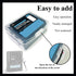 Black Floss Stick with Travel Case, 200 Odorless Floss, Toothpick Floss for Oral Cleaning for Adults and Children (One