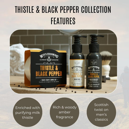 Scottish Fine Soaps Thistle and Black Pepper Aftershave Balm