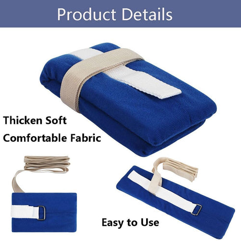 XGOPTS 4Pcs Patient Medical Restraints Adjustable Bed Restraints for Elderly Seniors Dementia Patients Safety Hospital