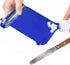 Medarchitect Right Hand Pill Counting Tray with Spatula, Blue - Wood Handle