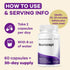 LIVORKA (3 Pack) 180 3 Neurocept Brain Supplement Capsules - Official Neuro cept Brain & Memory Focus Support Advanced