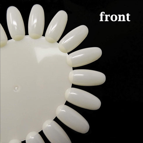 Honbay 12PCS Plastic Nail Swatches Wheels, 20 Tips for Nail Art Color Polish Display